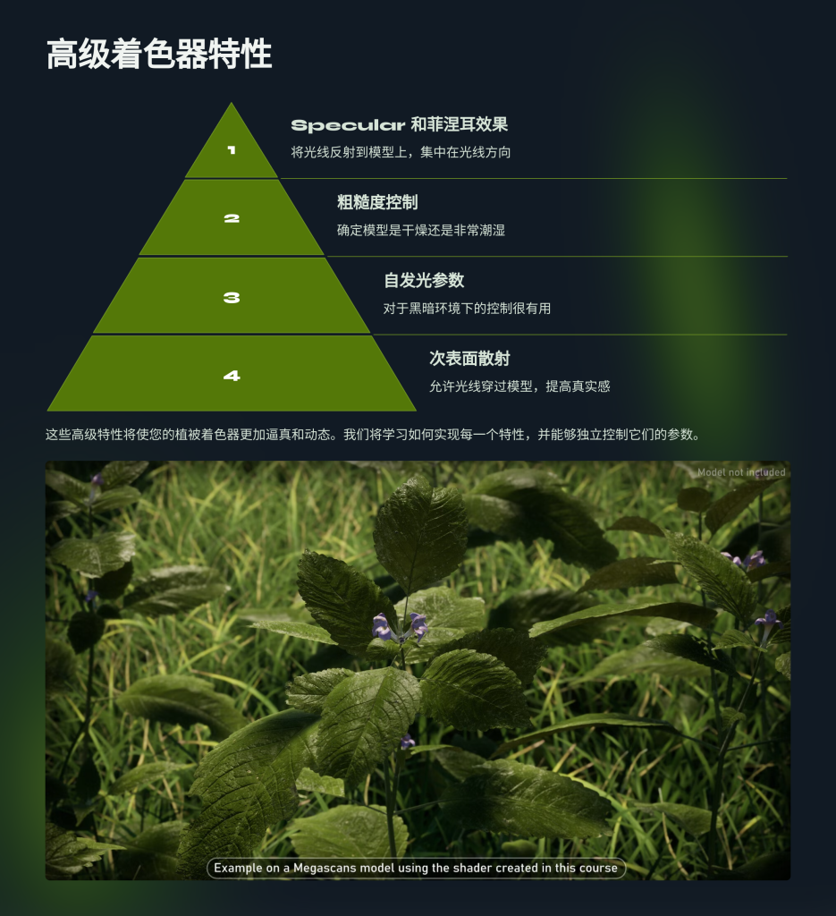 图片[4]-植物 Artstation – Unreal Shader ： Vegetation-虚幻之初