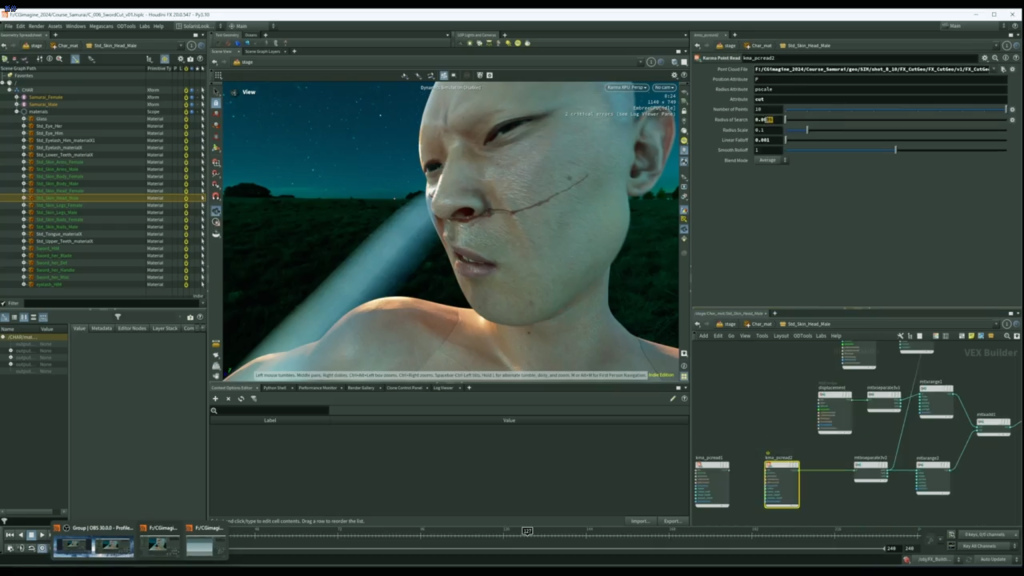 图片[7]-使用 Houdini 进行史诗般的 VFX 创作:武士的秘密-虚幻之初