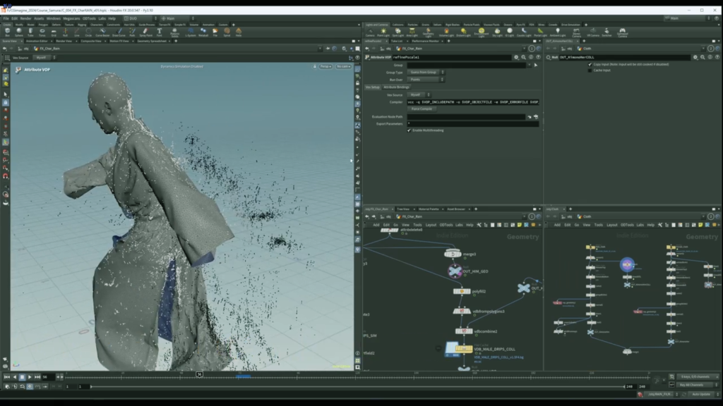 图片[6]-使用 Houdini 进行史诗般的 VFX 创作:武士的秘密-虚幻之初