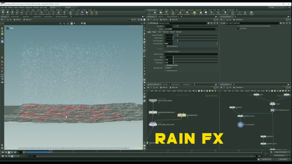 图片[5]-使用 Houdini 进行史诗般的 VFX 创作:武士的秘密-虚幻之初