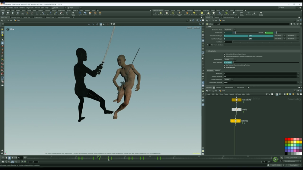 图片[3]-使用 Houdini 进行史诗般的 VFX 创作:武士的秘密-虚幻之初