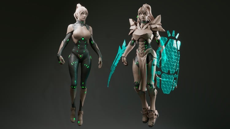 Zbrush 中的科幻角色雕刻-虚幻之初