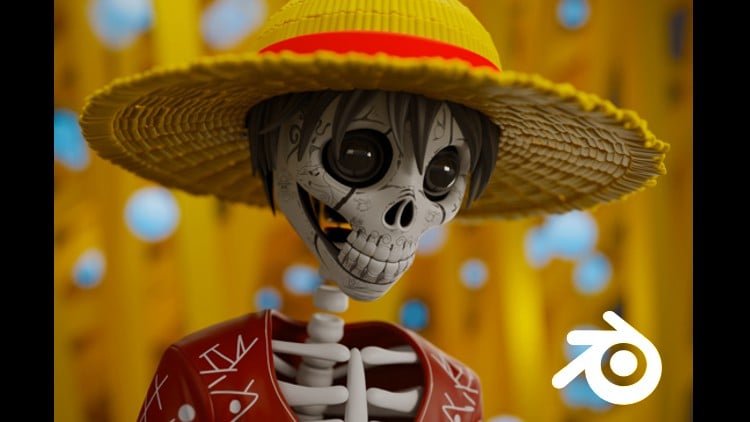 Skeleton Luffy – Blender 中初学者的角色创建-虚幻之初