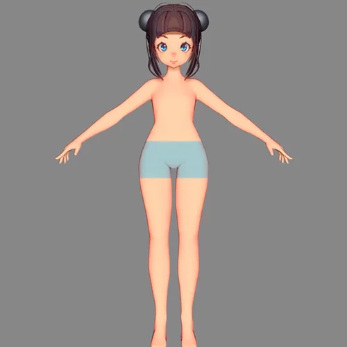 图片[3]-使用 ZBrush 进行艺术卡通风格的角色建模-虚幻之初