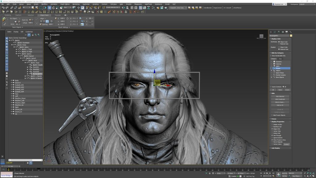图片[13]-ZBrush 全流程创建超写实角色巫师 3D 游戏人物建模雕刻教程-虚幻之初