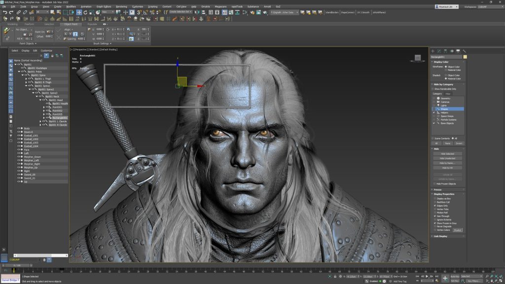 图片[14]-ZBrush 全流程创建超写实角色巫师 3D 游戏人物建模雕刻教程-虚幻之初
