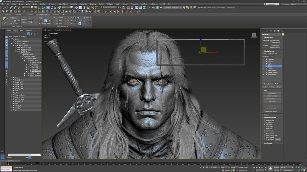 图片[15]-ZBrush 全流程创建超写实角色巫师 3D 游戏人物建模雕刻教程-虚幻之初