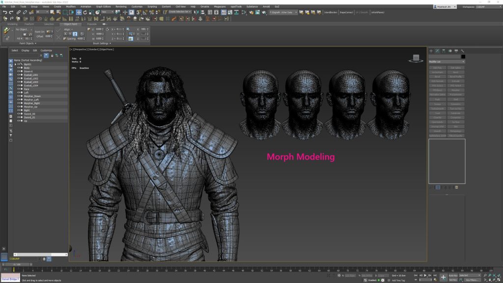 图片[16]-ZBrush 全流程创建超写实角色巫师 3D 游戏人物建模雕刻教程-虚幻之初