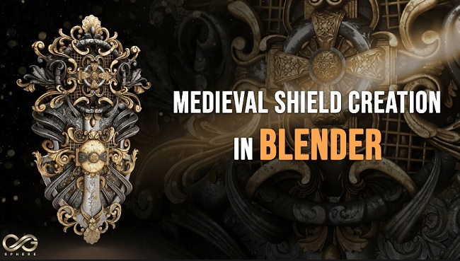 在 Blender 中创建超级详细的盾牌教程 （ 建模 / 纹理 / 渲染 ）-虚幻之初