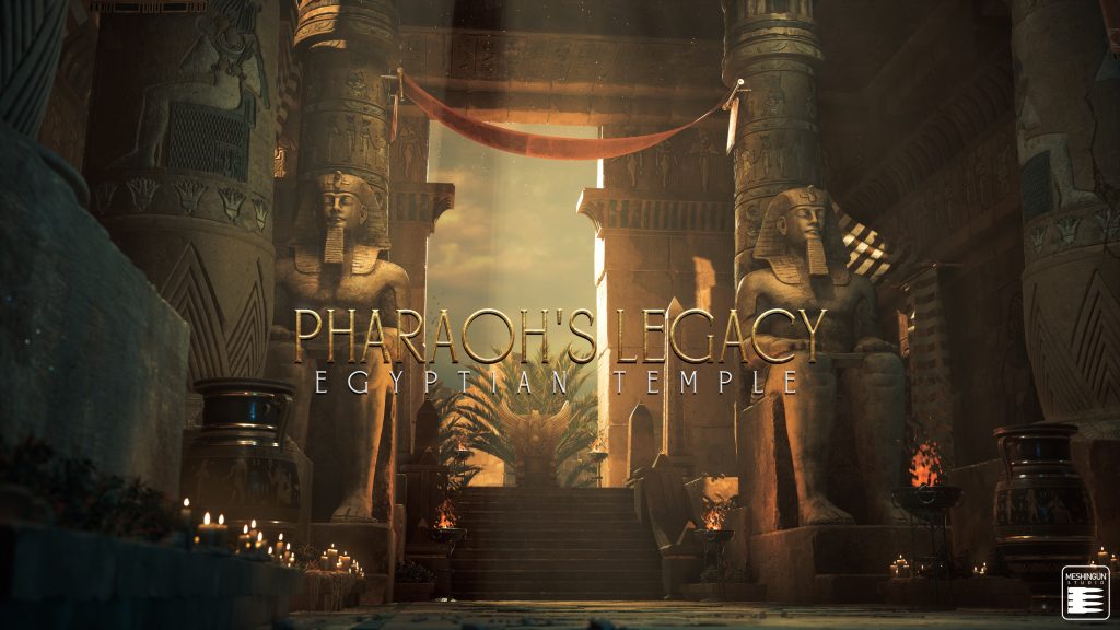 法老遗产：埃及神庙 UE5  Pharaoh’s Legacy: Egyptian Temple Megapack UE5-虚幻之初