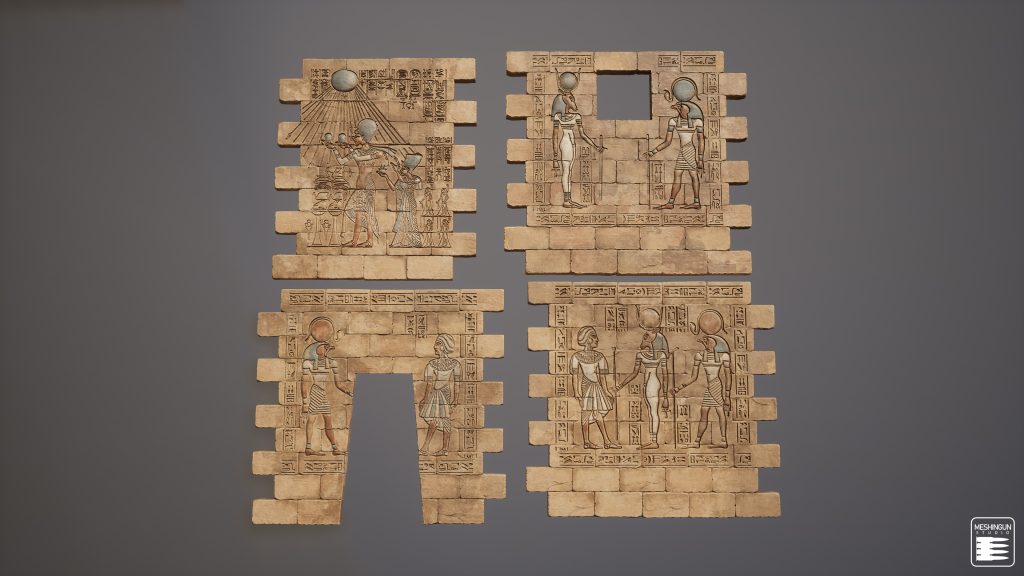图片[20]-法老遗产：埃及神庙 UE5  Pharaoh’s Legacy: Egyptian Temple Megapack UE5-虚幻之初
