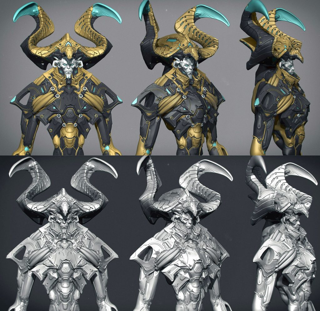 图片[4]-《God of Birds》- Zbrush 和 Keyshot 中的角色概念教程-虚幻之初
