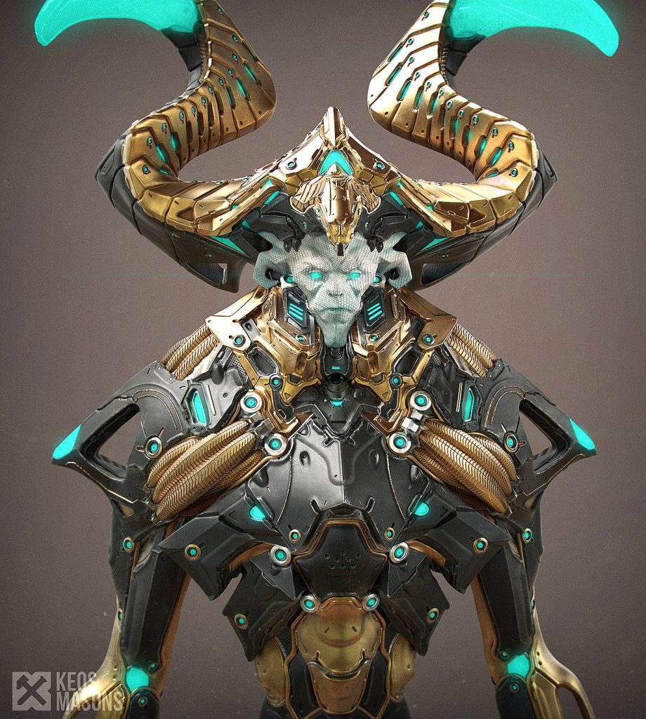 《God of Birds》- Zbrush 和 Keyshot 中的角色概念教程-虚幻之初