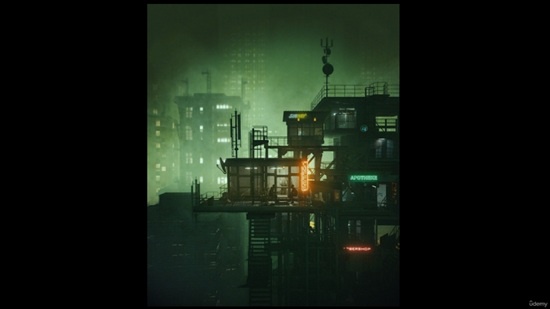 在 Blender 中逐步创建赛博朋克场景-虚幻之初