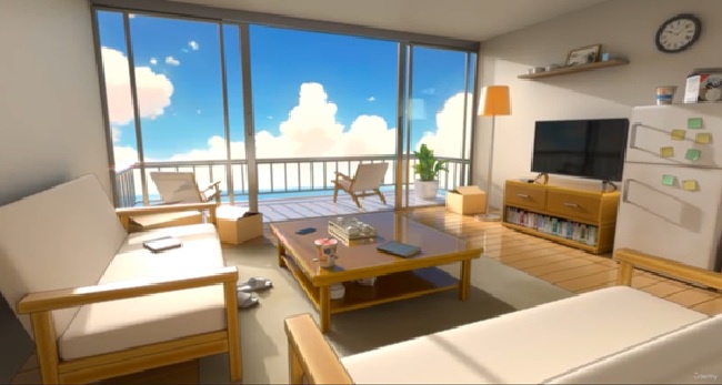 在 Blender 中创建风格化的动漫房间-虚幻之初
