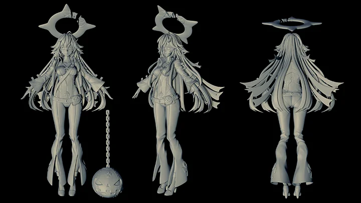 图片[8]-使用 ZBrush 进行艺术卡通风格的角色建模-虚幻之初