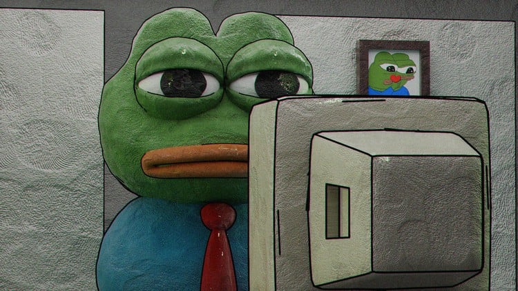 在 Blender 4.0 中创建 Pepe 的 Dope 3D 粘土插图-虚幻之初