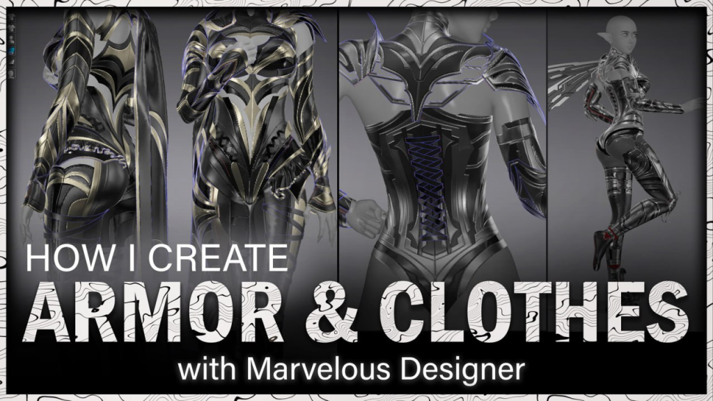 我如何与 Marvelous Designer 一起制作盔甲和衣服  -虚幻之初