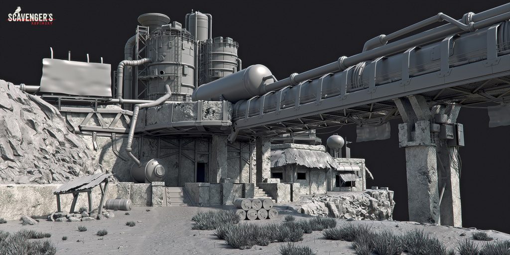图片[3]-5-Gumroad – Scavengers Refinery EP.2 – 使用 Substance Painter 进行环境纹理处理-虚幻之初