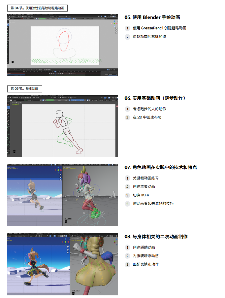图片[6]-创建手绘阴影 Blender中的角色动画-虚幻之初