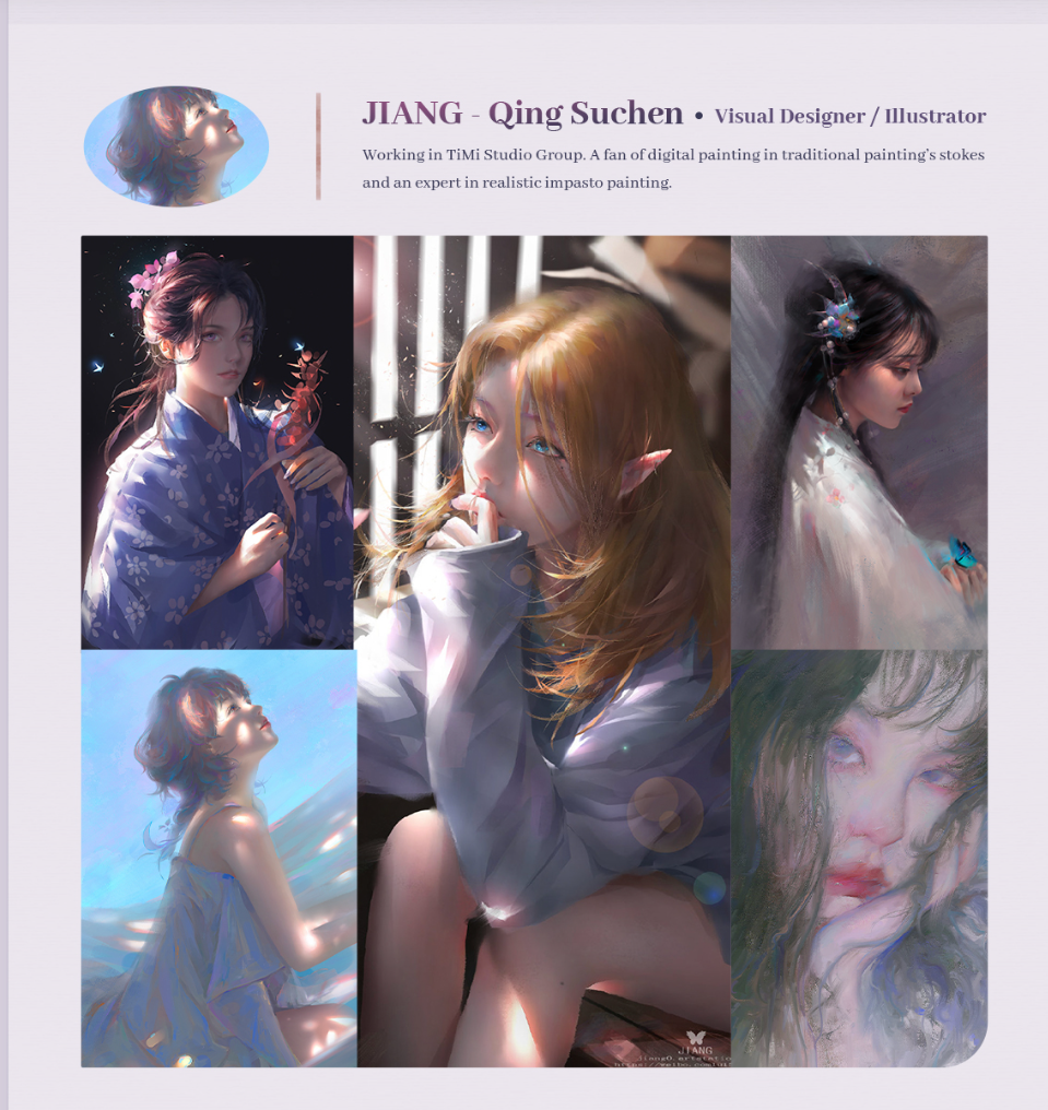 图片[5]-厚涂画小女孩的画笔、技巧和步骤-虚幻之初