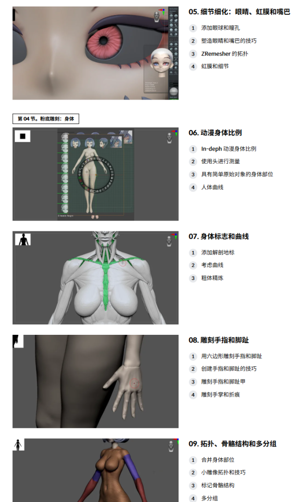 图片[7]-雕刻 3D 收藏品高级指南  Zbrush-虚幻之初