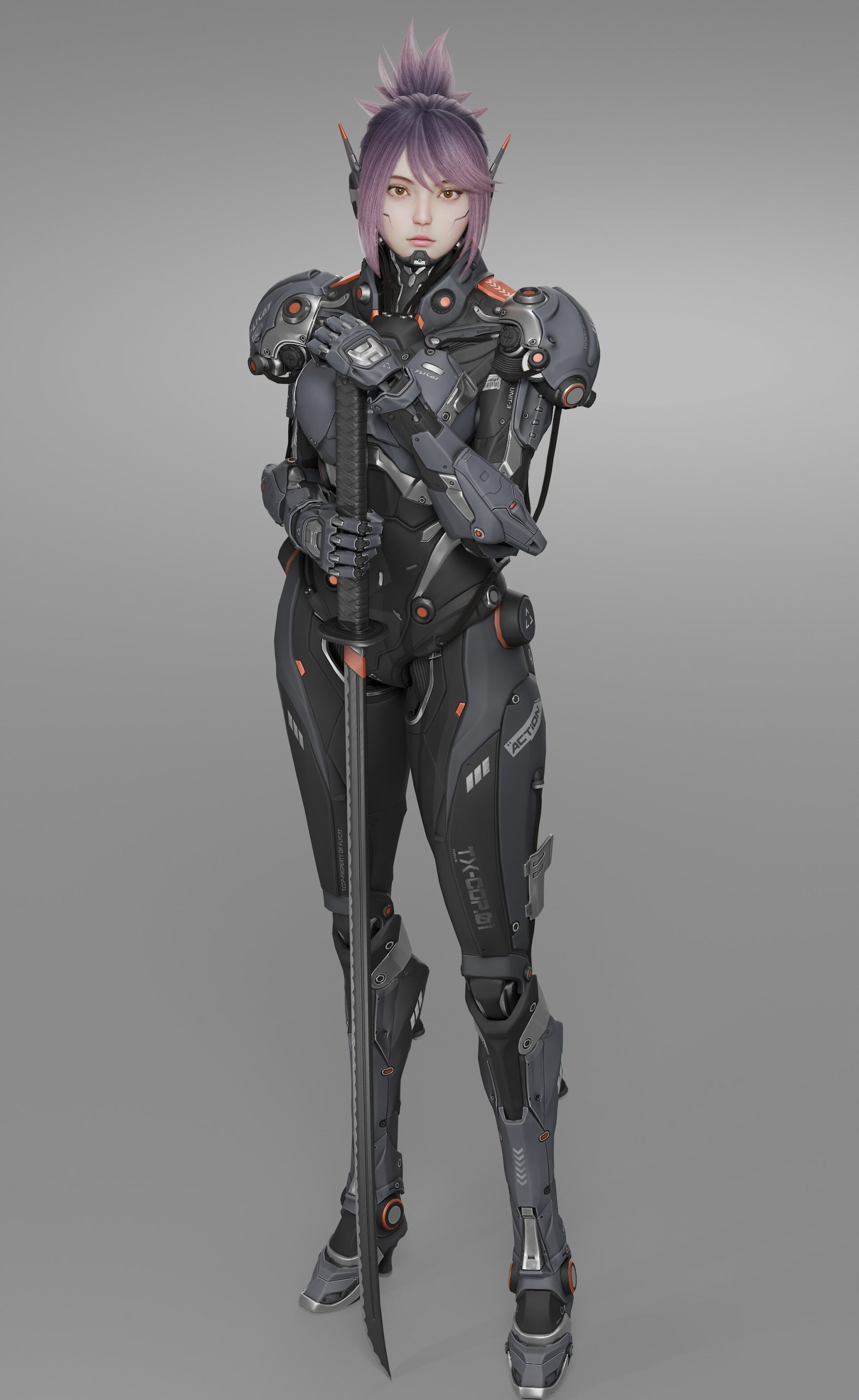 图片[6]-机器人女孩建模全流程视频和源文件 – Blender 4.0-虚幻之初