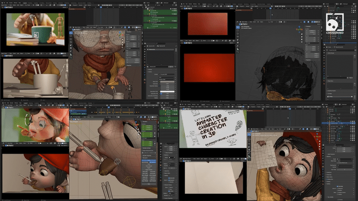 图片[10]-让我们学习 3D 动画角色创建 Blender-虚幻之初